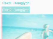 jQuery Plugin For 3D Anaglyph Effects - Anaglyph.js
