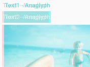 jQuery Plugin For 3D Anaglyph Effects - Anaglyph.js