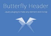 jQuery Plugin For Animated Fixed Elements - Butterfly