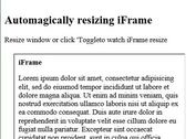 jQuery Plugin For Auto Resizing iFrame - iFrame Resizer