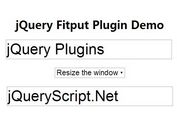 jQuery Plugin For Auto Scalable Input & Select Elements - Fitput