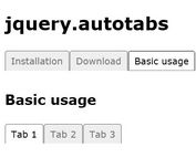 jQuery Plugin For Automatically Creating Tabs - autotabs
