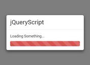 jQuery Plugin For Bootstrap Loading Modal With Progress Bar - waitingFor