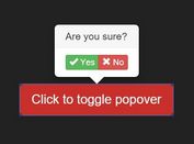 jQuery Plugin For Bootstrap Styled Confirmation Popover - BSConfirmation