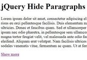 jQuery Plugin For Collapsable Paragraphs - Hide Paragraphs