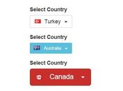 jQuery Plugin For Country Selecter with Flags - flagstrap
