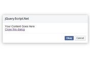 jQuery Plugin For Facebook Style Dialog Box - FBDialog