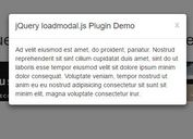 jQuery Plugin For Dynamic AJAX Bootstrap Modal - loadmodal.js