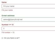 jQuery Plugin For Easy Client Side Form Validation - bValidator