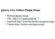 jQuery Plugin For Editable Field On Hover Over - liveeditor