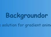 jQuery Plugin For Gradient Background With Transitions - Backgroundor