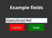 jQuery Plugin For Inline Editing Of Data On The Webpage - InlineEdit.js