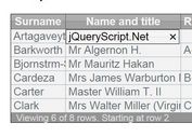 jQuery Plugin For Manipulating Tabulated Data - Zentable