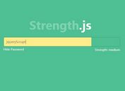 jQuery Plugin For Password Input Enhancement - Strength.js