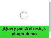 jQuery Plugin For Pull To Refresh Web Page - pull2refresh.js