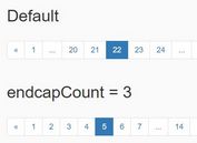jQuery Plugin For Responsive Bootstrap Pagination Component
