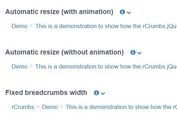 jQuery Plugin For Responsive Breadcrumbs - rCrumbs