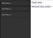 jQuery Plugin For Responsive Side Menu - sidr