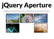 jQuery Plugin For Rotating Elements Clockwise or Counterclockwise - Aperture