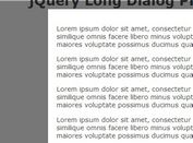 jQuery Plugin For Scrollable Modal Dialog - Long Dialog