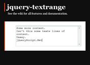 jQuery Plugin For Selecting and Replacing Text - textrange