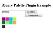 jQuery Plugin For Simple Color Palette Widget - palette