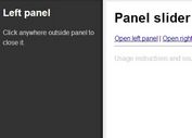 jQuery Plugin For Sliding Side Panel - Panel Slider