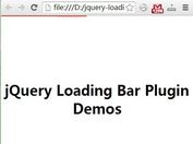 jQuery Plugin For Slim Top Ajax Loading Bar