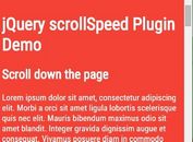 jQuery Plugin For Smooth Mouse Scrolling - scrollSpeed