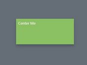 jQuery Plugin For Vertical and Horizontal Center Alignment - Center Me