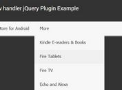 jQuery Plugin To Handle Overflowing Menus On Small Screens