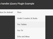 jQuery Plugin To Handle Overflowing Menus On Small Screens