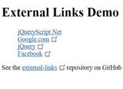jQuery Plugin To Add Icons To External Links - External Links