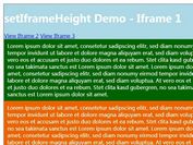 jQuery Plugin To Auto Adjust iFrame Height - setIframeHeight