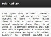 jQuery Plugin To Balance The Remaining (Empty) Space In Text - BalanceText