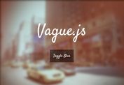 jQuery Plugin To Blur Any Html Elements - vague.js