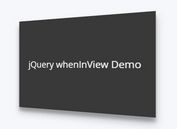 jQuery Plugin To Check Whether An Element Is Within The Viewport - whenInView