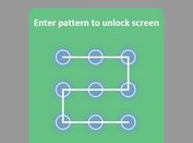 jQuery Plugin To Create Android Style Pattern Lock