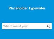 jQuery Plugin To Create Animated Placeholders - placeholderTypewriter