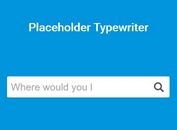 jQuery Plugin To Create Animated Placeholders - placeholderTypewriter