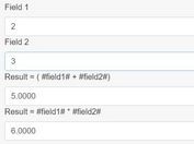 jQuery Plugin To Create Formula-based Calculation Inputs - Formula