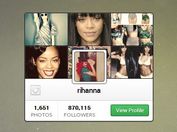 jQuery Plugin To Display An Instagram Profile Widget On The Webpage