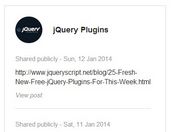 jQuery Plugin To Display Google Plus Feeds On Your Website