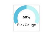 jQuery Plugin To Generate Animated & Customizable Gauges - Flex Gauge