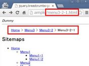 jQuery Plugin To Generate Breadcrumbs From A Sitemap