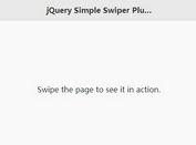 jQuery Plugin To Load New Pages When You Swipe - Simple swiper