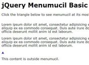 jQuery Plugin To Reveal Hidden Content with CSS3 Transitions - Menumucil