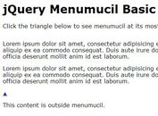 jQuery Plugin To Reveal Hidden Content with CSS3 Transitions - Menumucil
