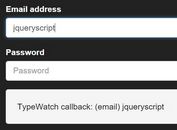 <b>jQuery Plugin To Run A Function When User Stops Typing - TypeWatch</b>