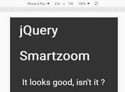 jQuery Plugin To Scale Web Elements Based On Screen Size - Smartzoom